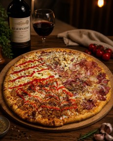 Pizza Gigante + Kuat 2L